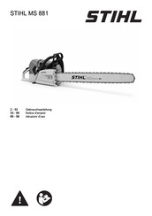 Stihl MS 881 Notice D'emploi