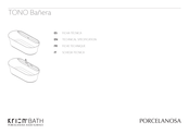 Porcelanosa KRION Bath TONO Fiche Technique