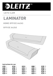 LEITZ iLAM Office A3 Mode D'emploi