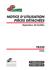 BEAL YB350 Notice D'utilisation