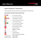 HyperX QuadCast Mode D'emploi