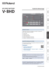 Roland V-8HD Mode D'emploi