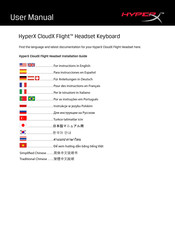 HyperX CloudX Flight Mode D'emploi