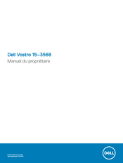 Dell Vostro 15-3568 Manuel Du Propriétaire