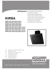KRONAsteel KIRSA 500 Guide De L'utilisateur