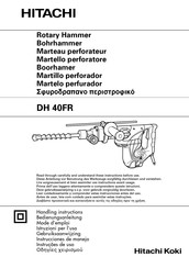 Hitachi Koki DH 40FR Mode D'emploi