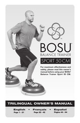 BOSU Sport 50 CM Guide D'utilisation