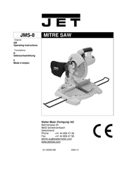 Jet JMS-8 Mode D'emploi