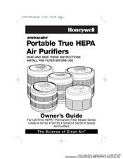 Honeywell Enviracaire HEPA 50150 Série Guide D'utilisation