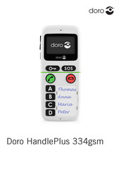 Doro HandlePlus 334gsm Manuel D'utilisation