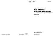 Sony STR-DA7100ES Mode D'emploi