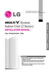 LG multiV TE Série Manuel D'installation