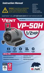 B-Air Vent VP-50H Manuel D'instructions