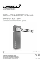 Comunello Automation BORDER 400 Instructions D'utilisation Et D'installation