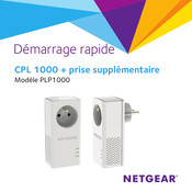 NETGEAR PLP1000 Démarrage Rapide