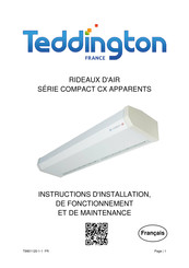 Teddington COMPACT CX1500A Instructions D'installation, De Fonctionnement Et De Maintenance