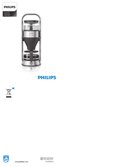 Philips Café Gourmet HD5412 Mode D'emploi
