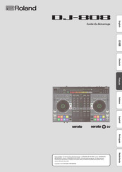 Roland DJ-808 Guide De Démarrage