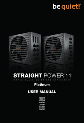 BE QUIET! STRAIGHT POWER 11 Platinum 650W Manuel De L'utilisateur