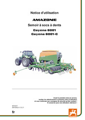 Amazone Cayena 6001 Notice D'utilisation