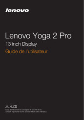 Lenovo Yoga 2 Pro Guide De L'utilisateur
