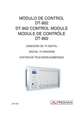 Promax DT-802 Mode D'emploi