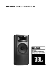 JBL S4800 Mode D'emploi