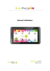 Easypix EasyPad Junior Mode D'emploi