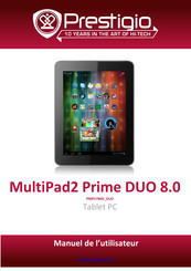 Prestigio MultiPad2 Ultra Duo 8.0 3G Mode D'emploi