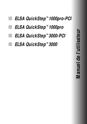 ELSA QuickStep 1000pro-PCI Manuel De L'utilisateur