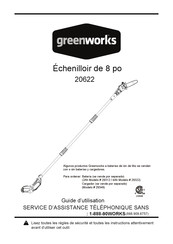 GreenWorks 20622 Mode D'emploi