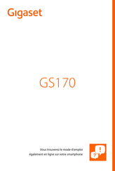 Gigaset GS170 Mode D'emploi