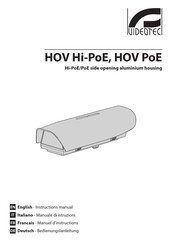 Videotec HOV Hi-PoE Manuel D'instructions