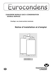 Chaffoteaux & Maury EUROCONDENS 2.30 Notice D'installation Et D'emploi