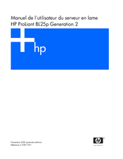 HP ProLiant BL25p Manuel De L'utilisateur