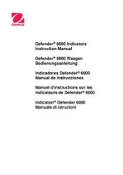 OHAUS Defender i-DT61PW Manuel D'instructions