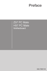 MSI Z97 PC Mate Mode D'emploi