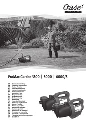 Oase ProMax Garden 6000/5 Notice D'emploi