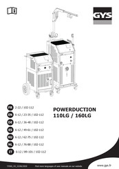 GYS POWERDUCTION 160LG Manuel D'utilisation