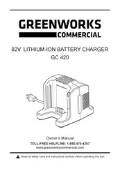 GreenWorks Commercial GC 420 Guide D'utilisation