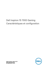 Dell Inspiron 15-7577 Mode D'emploi