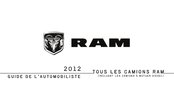 Chrysler Group RAM 2012 Manual D'instructions