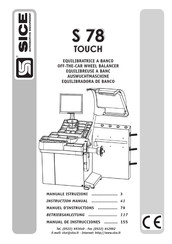 SICE S 78 TOUCH Manuel D'instructions