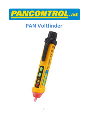 PANCONTROL PAN Voltfinder Mode D'emploi