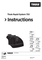 Thule 753000 Instructions