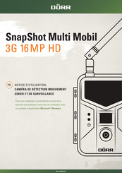 Dörr SnapShot Multi Mobil 3G 16MP HD Mode D'emploi