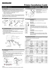 Bixolon SRP-500 Guide D'installation