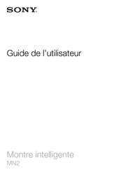 Sony MN2 Guide De L'utilisateur