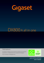 Gigaset DX800A Mode D'emploi
