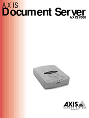 Axis 7000 Guide De L'utilisateur